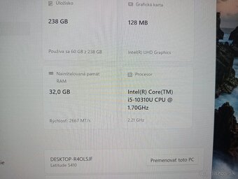 Dell Latitude 5410 , Intel core i5, WIN11 , 32gb ram , ssd - 4