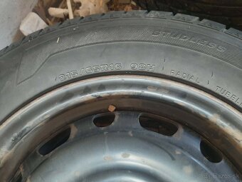 Predam  zimne pneumatiky s diskami  5x114,3. R 16 - 4