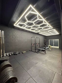 Hexagon led světla 4.8x2.4m - 4