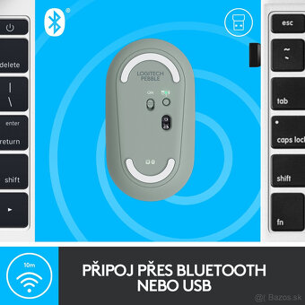 Predam bluetooth mys Logitech Pebble M350 - 4