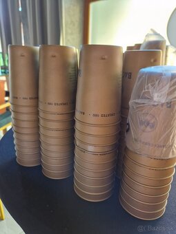 Predám originál plechové BACARDI poháre / Cuba Libre 136ks. - 4