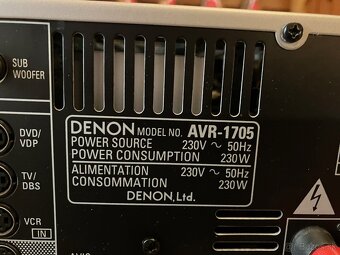 Denon AVR-1705 s DO - 4