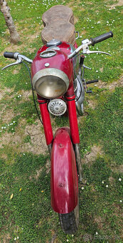 Jawa 350/354 1955, prva kývačka, polbubon - 4