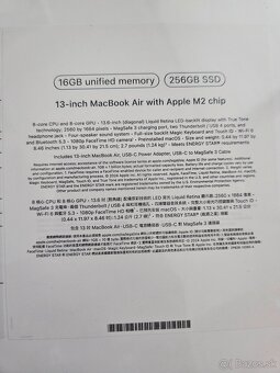 NOVY Apple MacBook Air 13,6" / M2 / 16GB / 256GB (2022) - 4