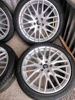 4ks alu disky orig. Audi 5x112 R19 pneu 245/40 r19 - 4