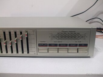 Equalizer strieb.2x7 pasmovy TECHNICS SH-Z250, vyroba JAPAN - 4