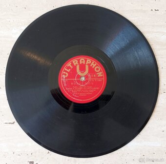 R. A. Dvorský a jeho orchestr, 4 staré šelakové gramodesky - 4