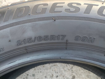 Pneumatiky 215/65 R17 99H Bridgestone Blizak001 -zimné 2ks - 4