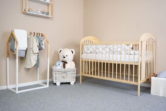 Luxusná biela postieľka (spúšťací bok) viac kusov / typov - 4