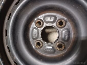 4x100, R15 plechové disky - 4