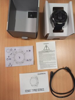 Hodinky Garmin Fenix 7X Pro Sapphire Solar Gray DLC Tit - 4
