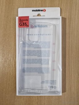 Motorola G35 sklo + obal - 4