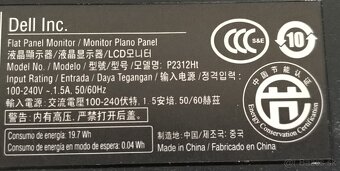 Monitor Dell P2312Ht, 23" - 4