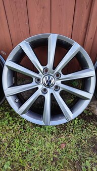 Originál alu kolesá vw merano antracit 5x112 TPMS - 4