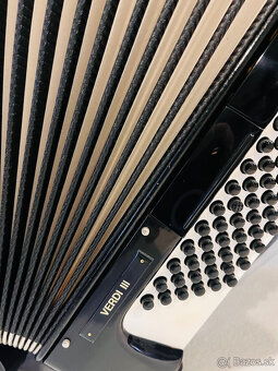 Predám akordeón HOHNER Verdi III 120 basový Používaný- Top s - 4