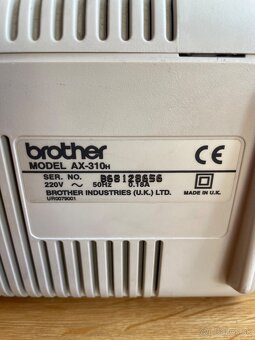 Elektrický písací stroj - brother model AX-310h - 4