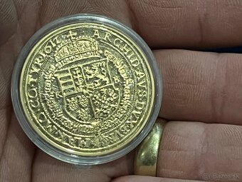 Predám 5x pozlátené a postriebrené mince na foto. - 4