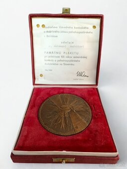 Plaketa ÚKSÚP (1984) – KOMPLET - 4