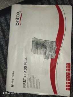 Predám autosedcku, Britax römer  0-18kg - 4