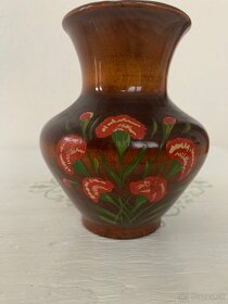 Nádherná drevená váza - 4
