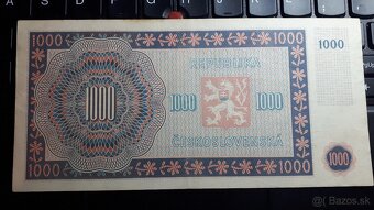 Predám 1000korun československo 1945 séria 10C - 4