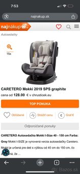 Autosedačka rotačná Caratero Mokki - 4