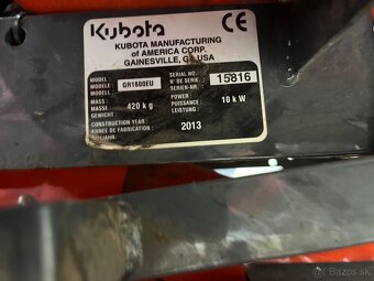 Traktorová kosačka Kubota GR2 - 4
