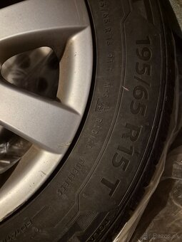 Zimné gumy + disky vw 15 - 4