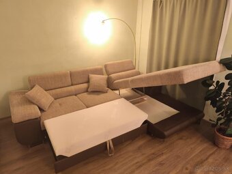 Moderná rohová sedačka rozkladacia pravá - 4