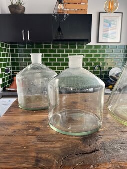 Chemické/ labiratórne sklo I retro I dekorácia I váza - 4