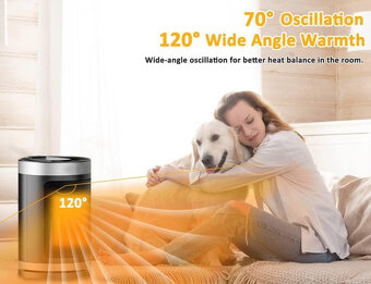 Keramický ohrievač 1500 W - 4