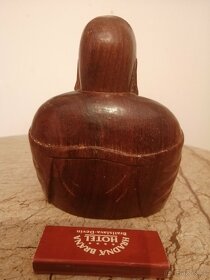 Budha buddha z exotického dreva - NOVÉ - 4