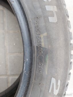 Predám 2ks zimné pneumatiky 205/55R16 91H - 4