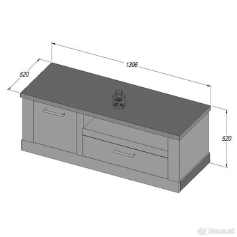 TV komoda DURO - 4