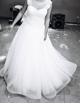 Biele svadobné šaty - 4