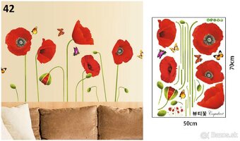 Dekoračné nálepky na stenu 3 - 4