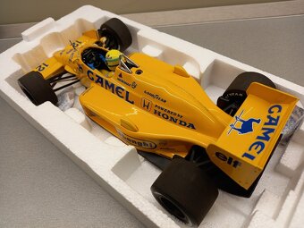 F1 LOTUS HONDA 99T MONACO 1987 AYRTON SENNA MINICHAMPS 1:18 - 4