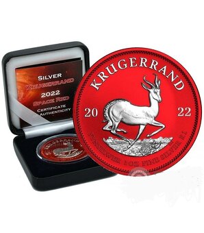 Investicne striebro mince minca Krugerrand 3 ks - 4