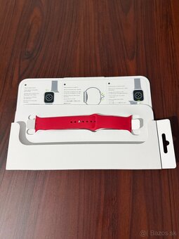 Apple watch Sport Band 45mm náramok-PRODUCT RED-ZNÍŽENÁ CENA - 4