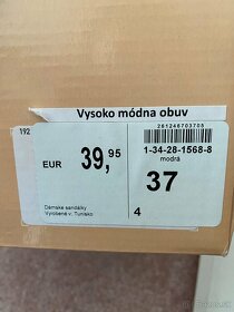 Sandalky na leto -vel.37 - 4