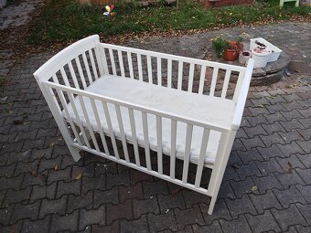 Detská postielka biela vo velmi dobrom stave - 4