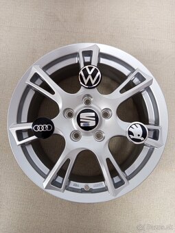 Alu disky R16 5x112 Et50 6.5J Seat Škoda Audi Volkswagen - 4