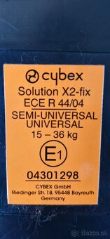 Autosedacka Cybex Solution x2-fix - 4