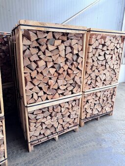 Palivové drevo BUK – 33 cm, klietky 1,8 m³, skladom, zľava p - 4