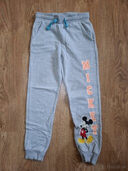 Mickey mousse bunda 128 alebo tepláky 122 - 4