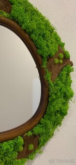 Machové zrkadlo Light green - 4