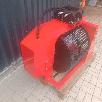 Triedička zeminy, prosévaci lyžica na bager - 4