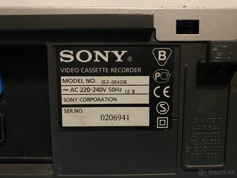 Predám videorekordér sony SLV-SE420 - 4