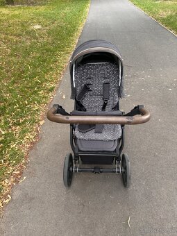 Kombinovaný kočík 3v1 Gesslein FX4+ detské vajíčko Recaro - 4