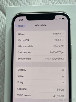 IPHONE 12,top stav,zdravie 96% - 4